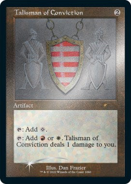 Talisman of Conviction (Retro Frame) (Foil Etched)