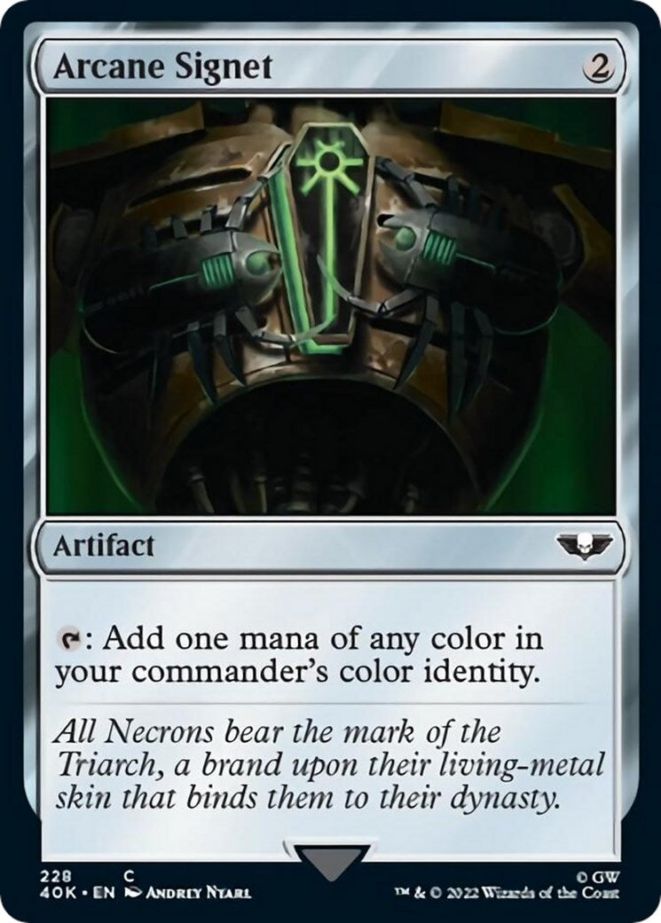 Arcane Signet (228) [40K - 228]