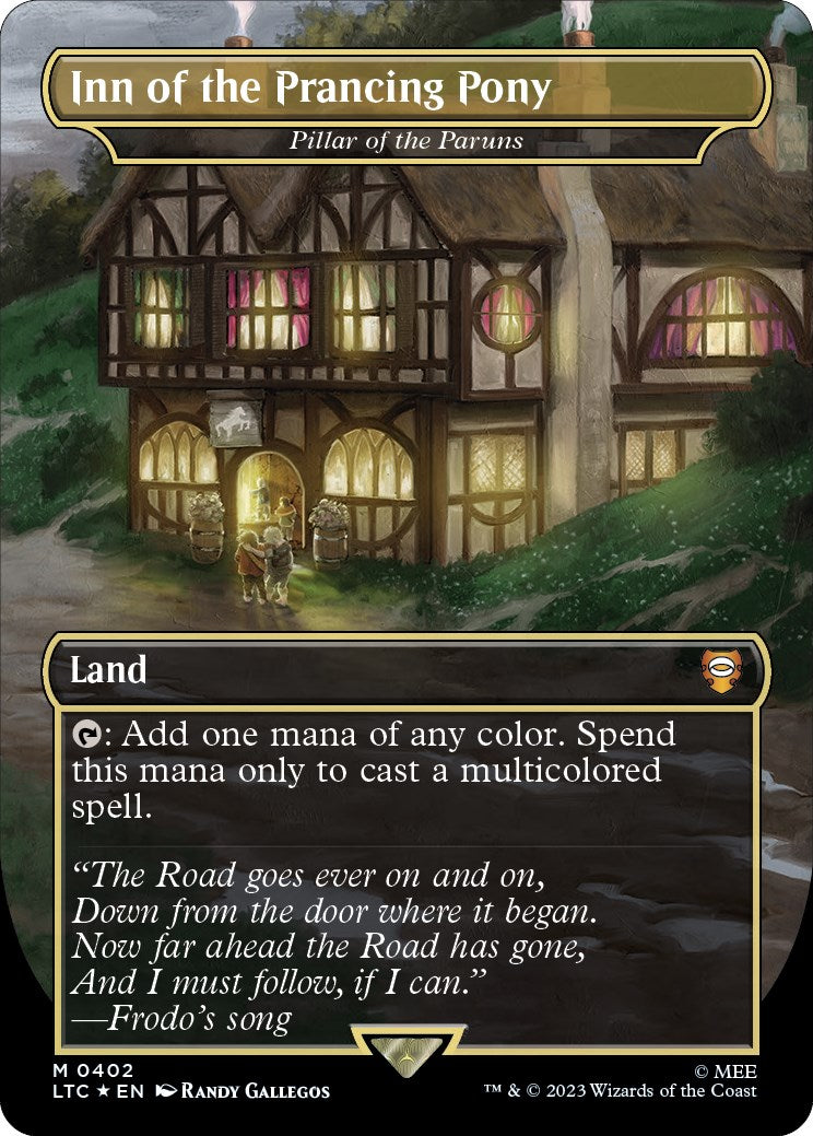 Inn of the Prancing Pony - Pillar of the Paruns (Borderless) (Surge Foil)