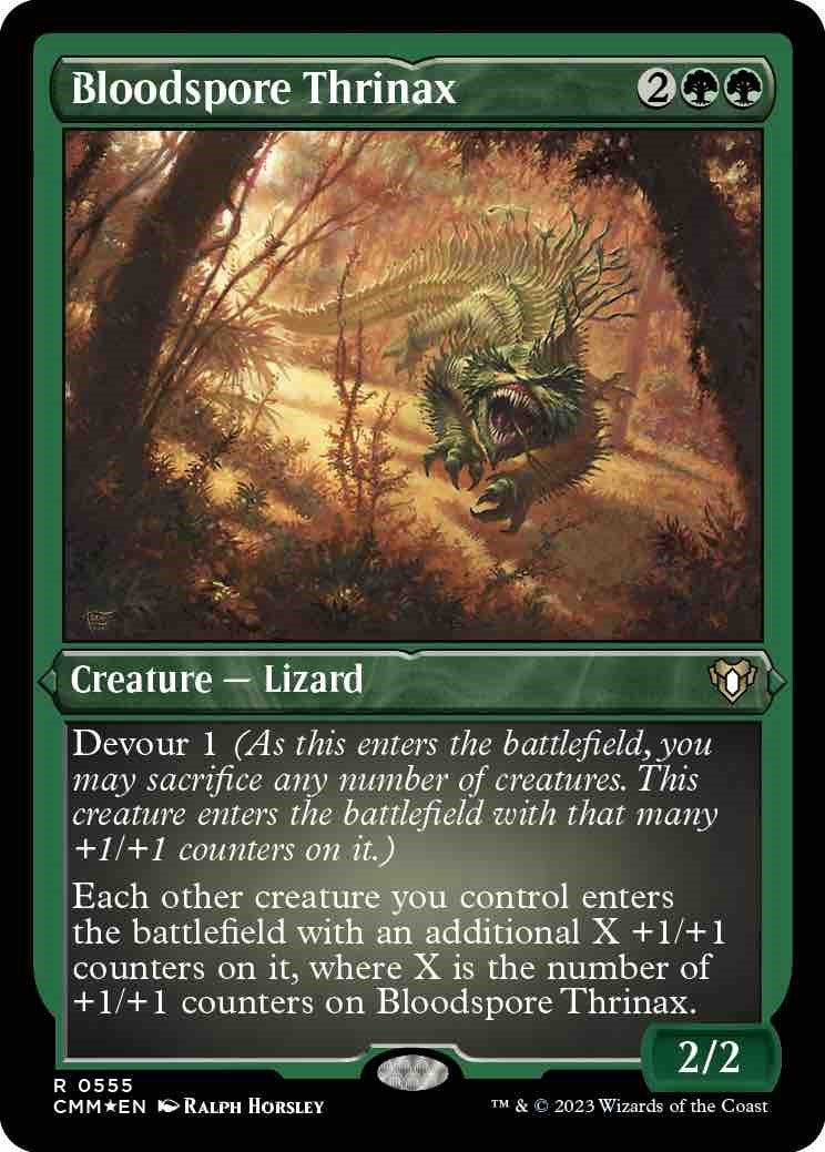 Bloodspore Thrinax (Foil Etched)