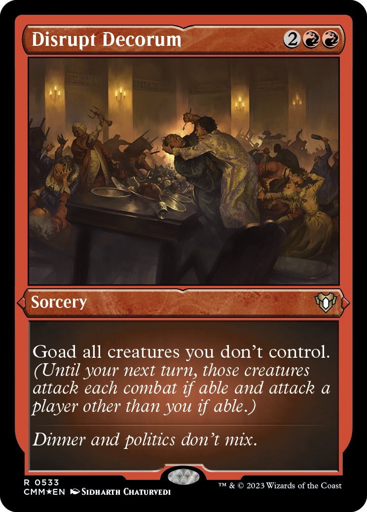 Disrupt Decorum (Foil Etched)