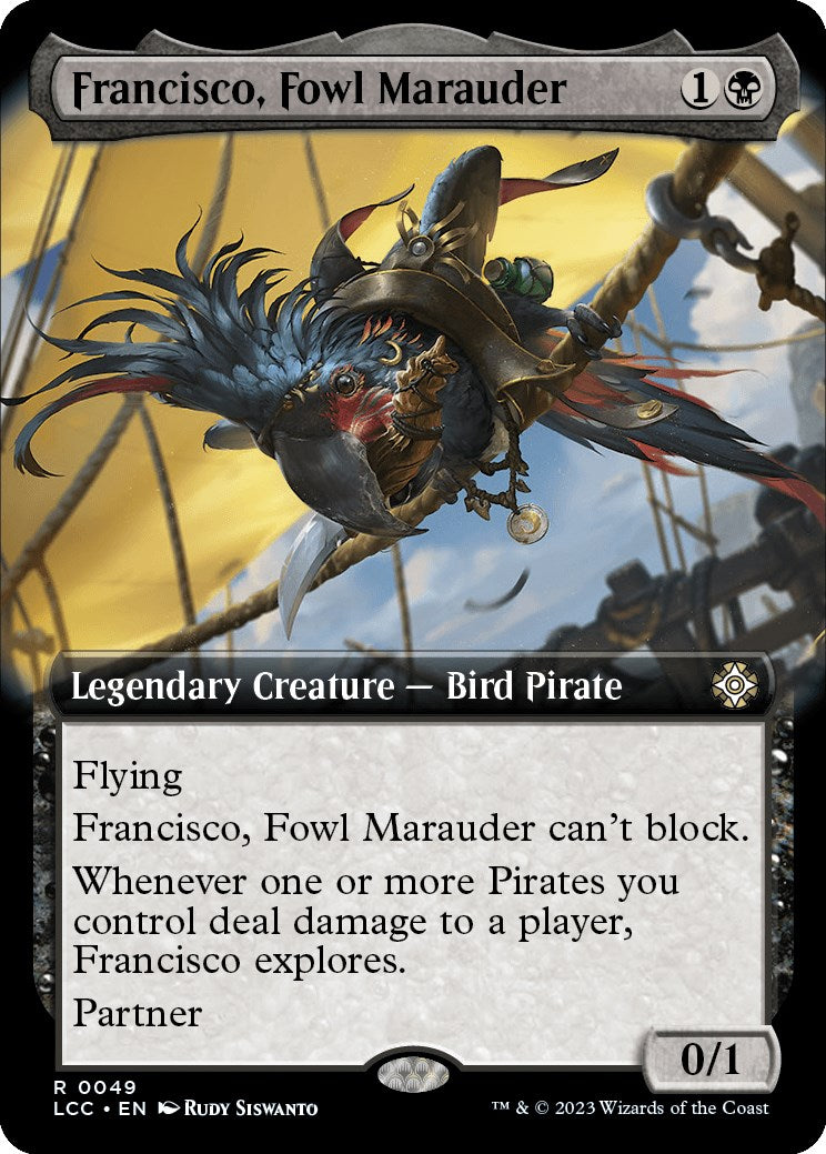 Francisco, Fowl Marauder (Extended Art) [LCC - 49]