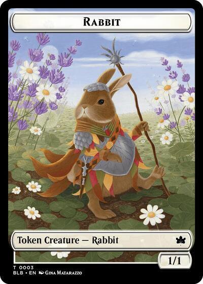 Poison Counter // Rabbit Double-Sided Token (Back)