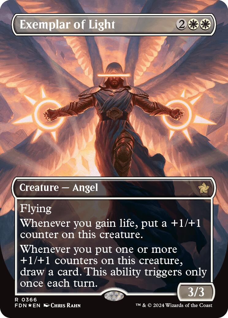 Exemplar of Light (Borderless) (Mana Foil)