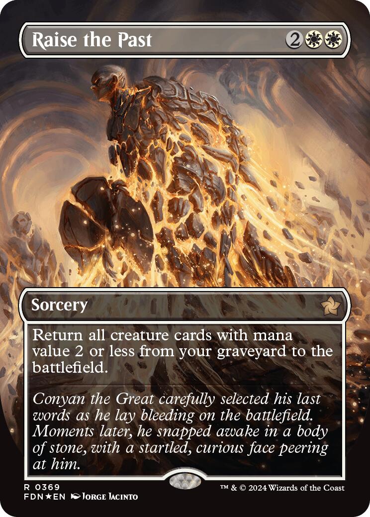 Raise the Past (Borderless) (Mana Foil)