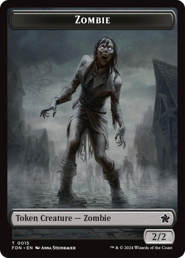Faerie // Zombie Double-Sided Token (Back)
