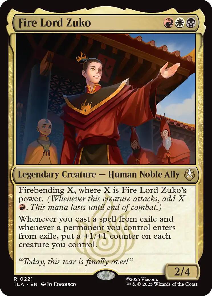 Fire Lord Zuko