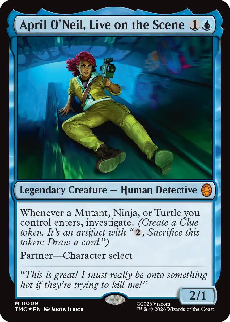 April O'Neil, Live on the Scene (Surge Foil)