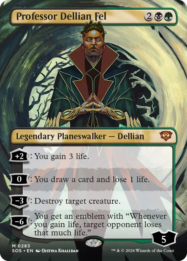 Professor Dellian Fel (Borderless)